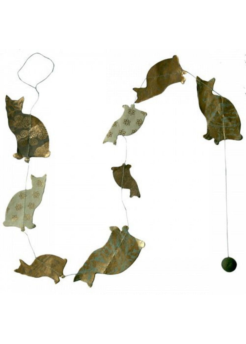 Hanging Garland Cats - Liberties Papers