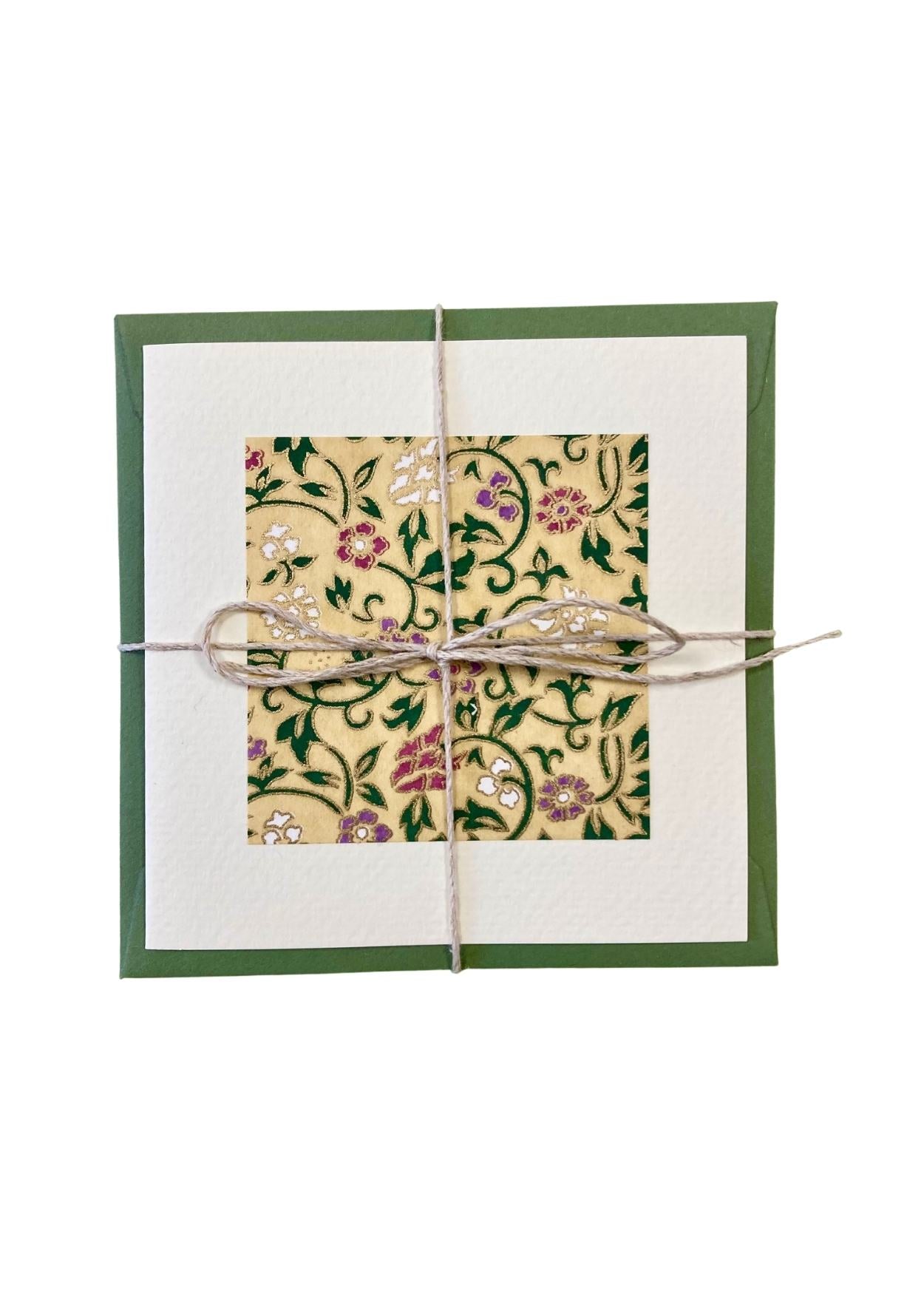 Hana Blossom Square Cards Isfahan - Liberties Papers