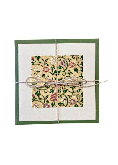 Hana Blossom Square Cards Isfahan - Liberties Papers