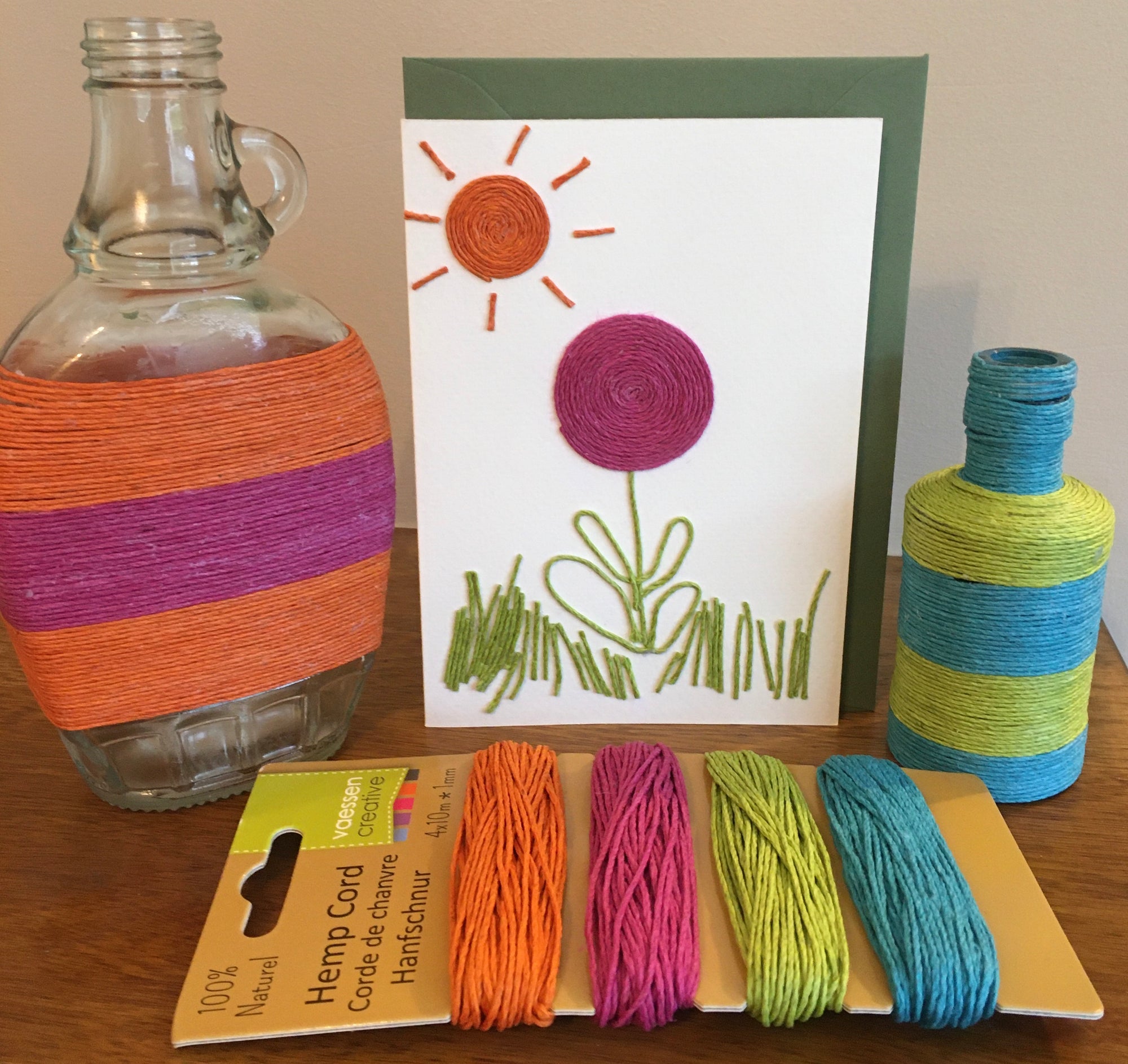 Use hemp cord for crafting ideas