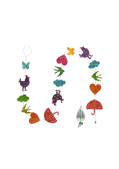 Hanging Garland After the Rain