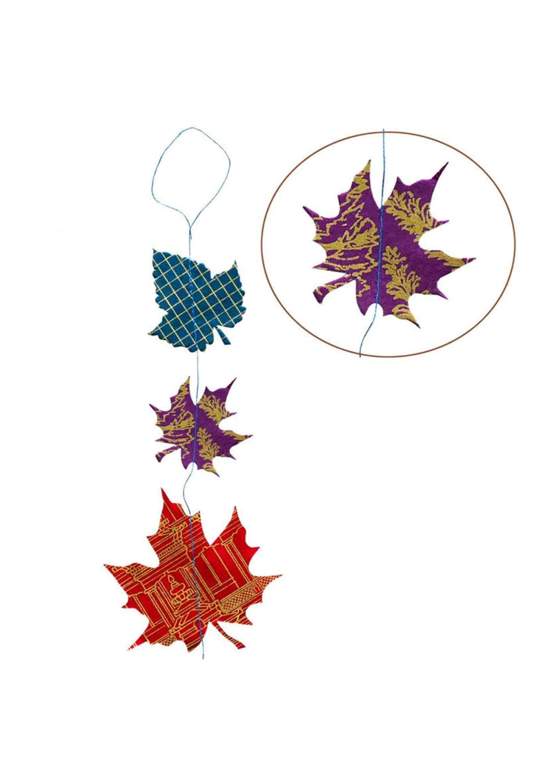 Hanging Garland Vintage Leaves