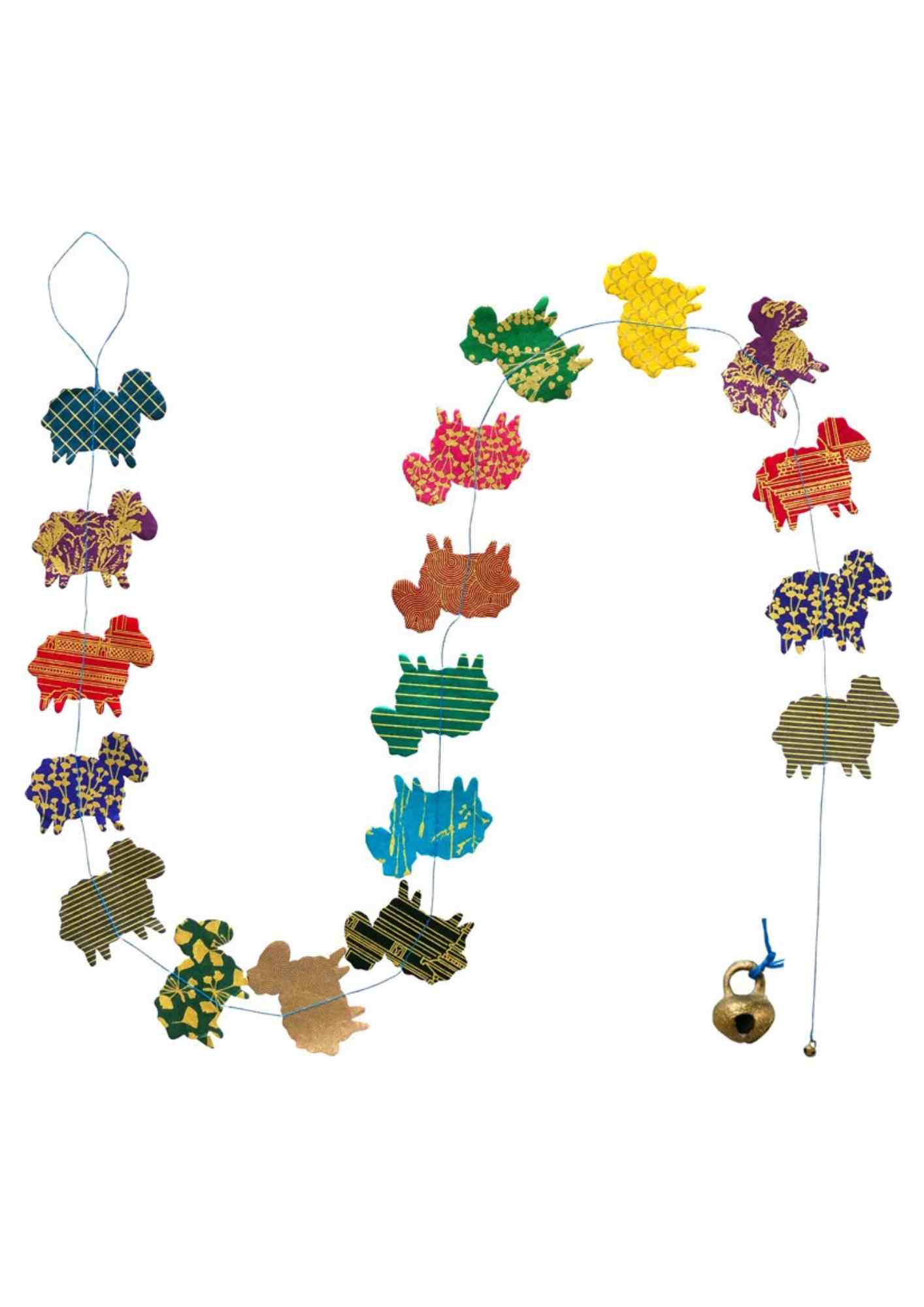 Hanging Garland Vintage Sheep