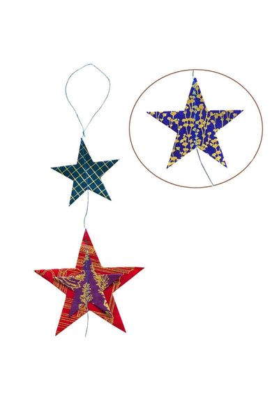 Hanging Garland Vintage Christmas Stars