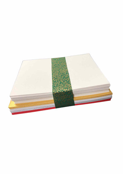 Christmas Pack 20 plain cards and envelopes