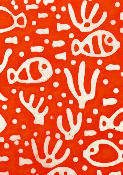 Nepalese Deep Sea Batik Print