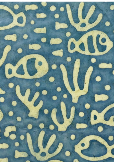 Nepalese Deep Sea Batik Print