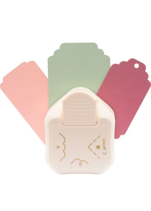 Corner Tag Punch Scallop