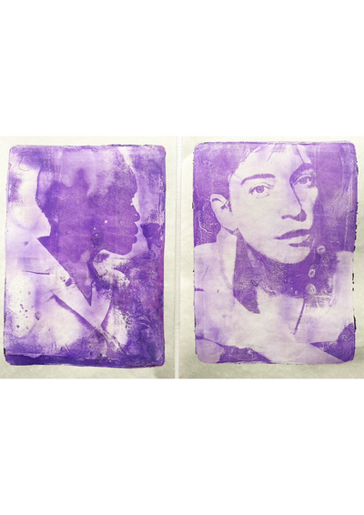 Gelli Art Printing from magazines and more