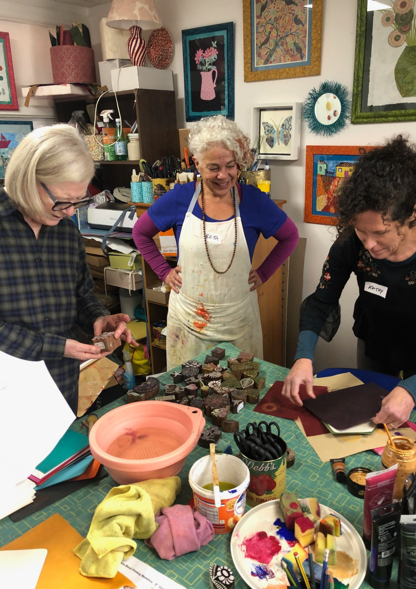 Block Printing with Beta Franca