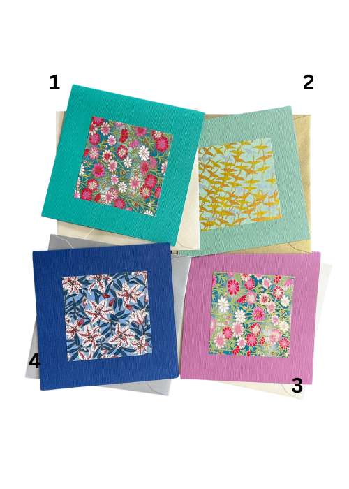 Japanese Linen Handmade Cards