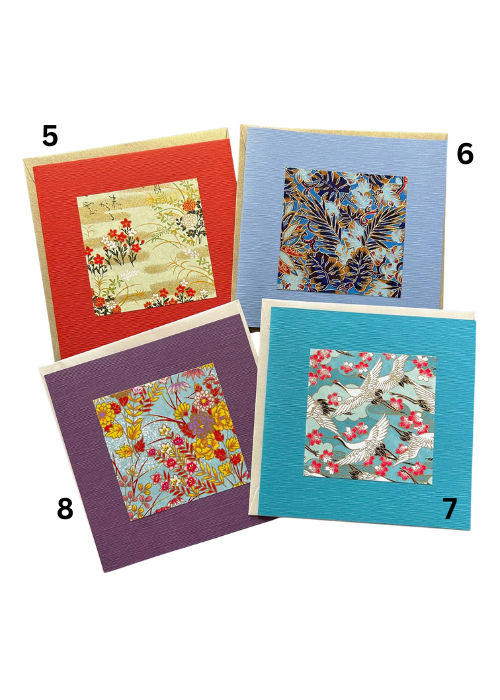 Japanese Linen Handmade Cards