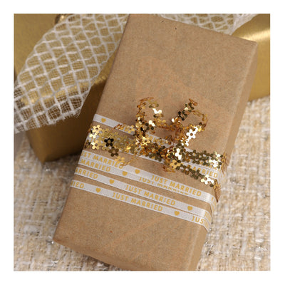 Just Married Satin Ribbon