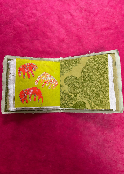 Simple Bound Book Art with Sheila