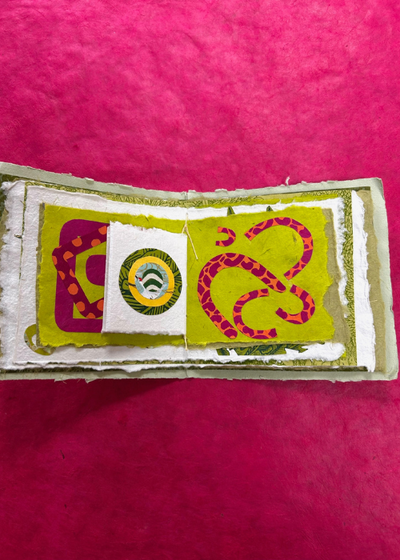 Simple Bound Book Art with Sheila
