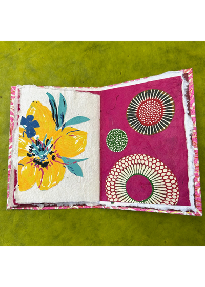Simple Bound Book Art with Sheila