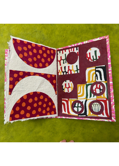 Simple Bound Book Art with Sheila