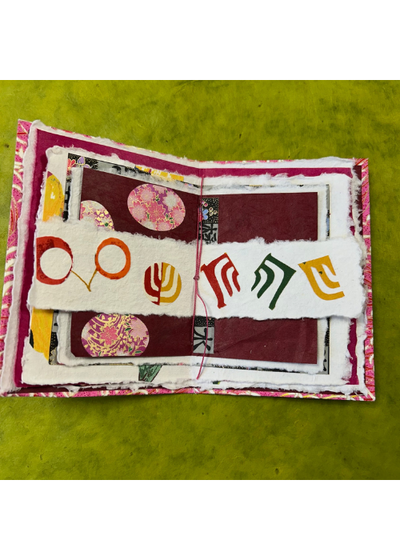Simple Bound Book Art with Sheila