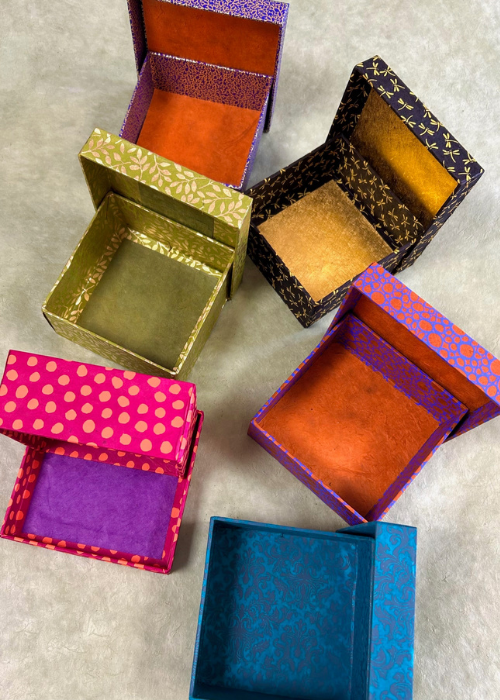 Box making with Gretchen Allen