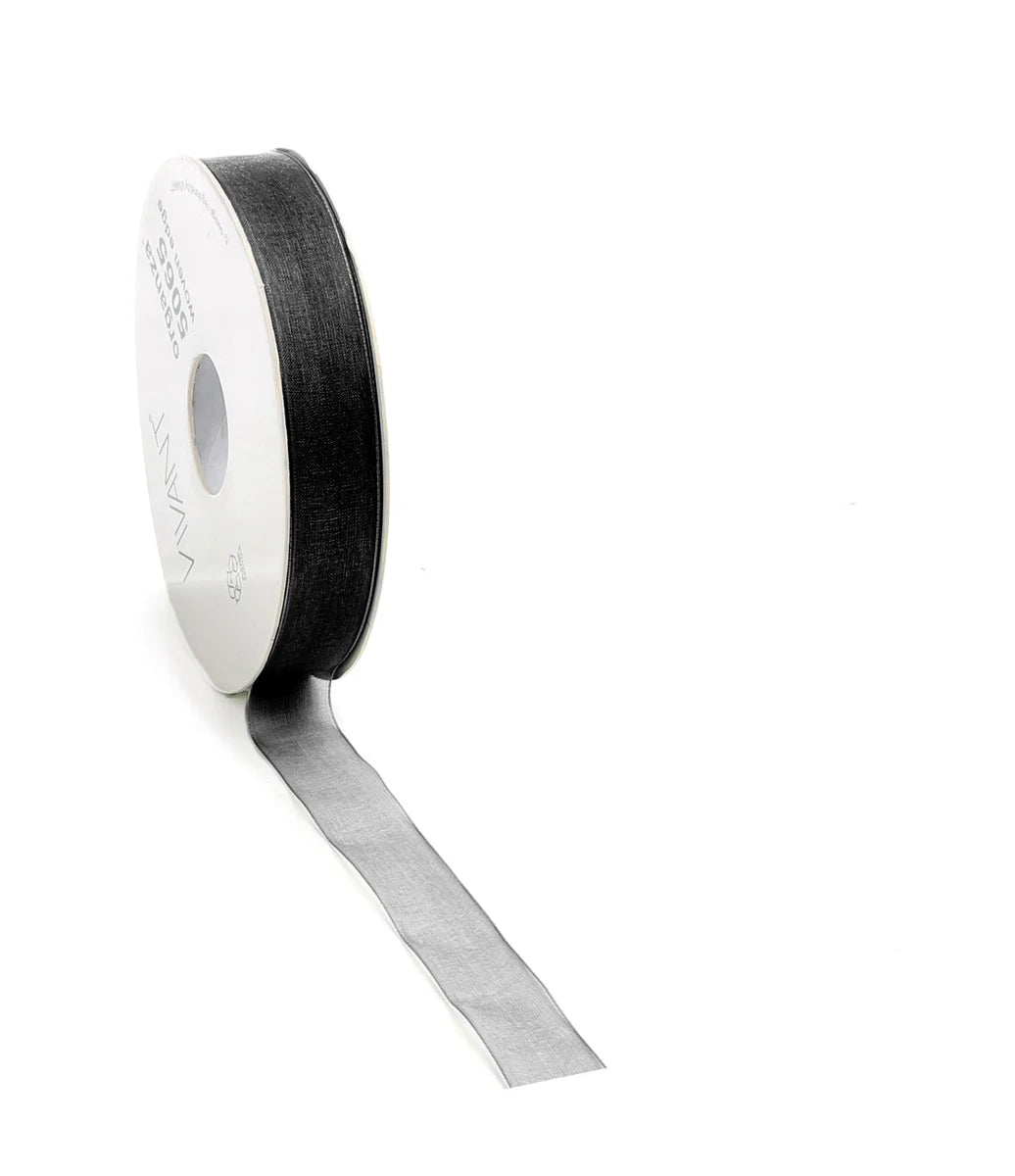 Organza Ribbon Black