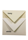 Milano 140g textured Envelope - Ivory