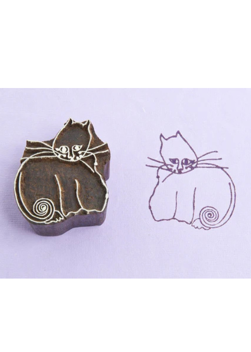 Curly Cat Block