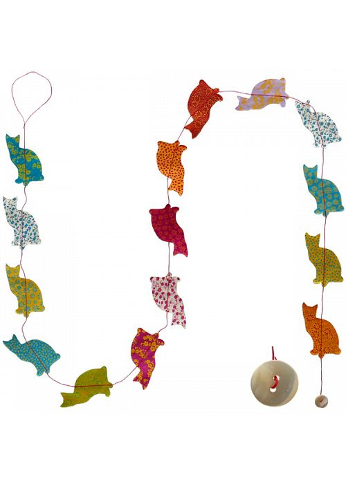 Hanging Garland Jazzy Cats