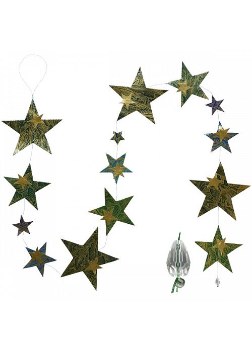 Hanging Garland Christmas Xanadu Stars