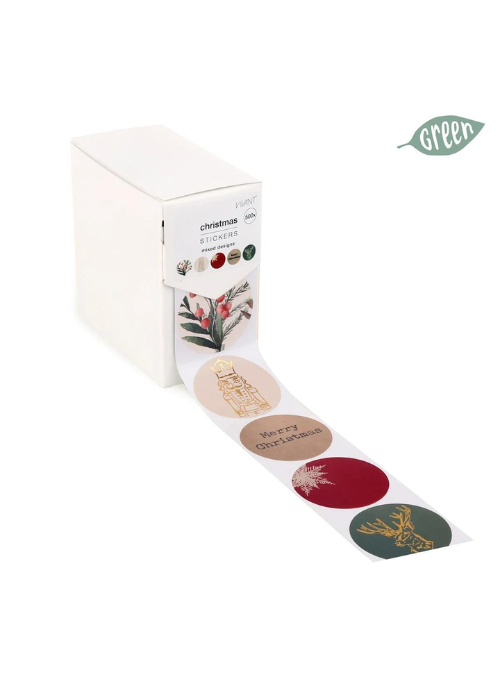 Christmas Sticker 500 Roll