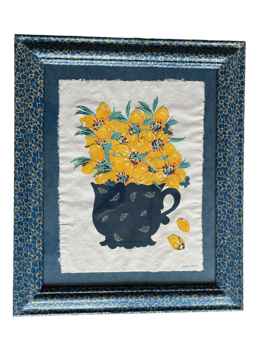Framed Collage Art with Sheila