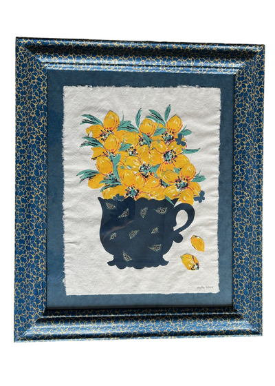Framed Collage Art with Sheila