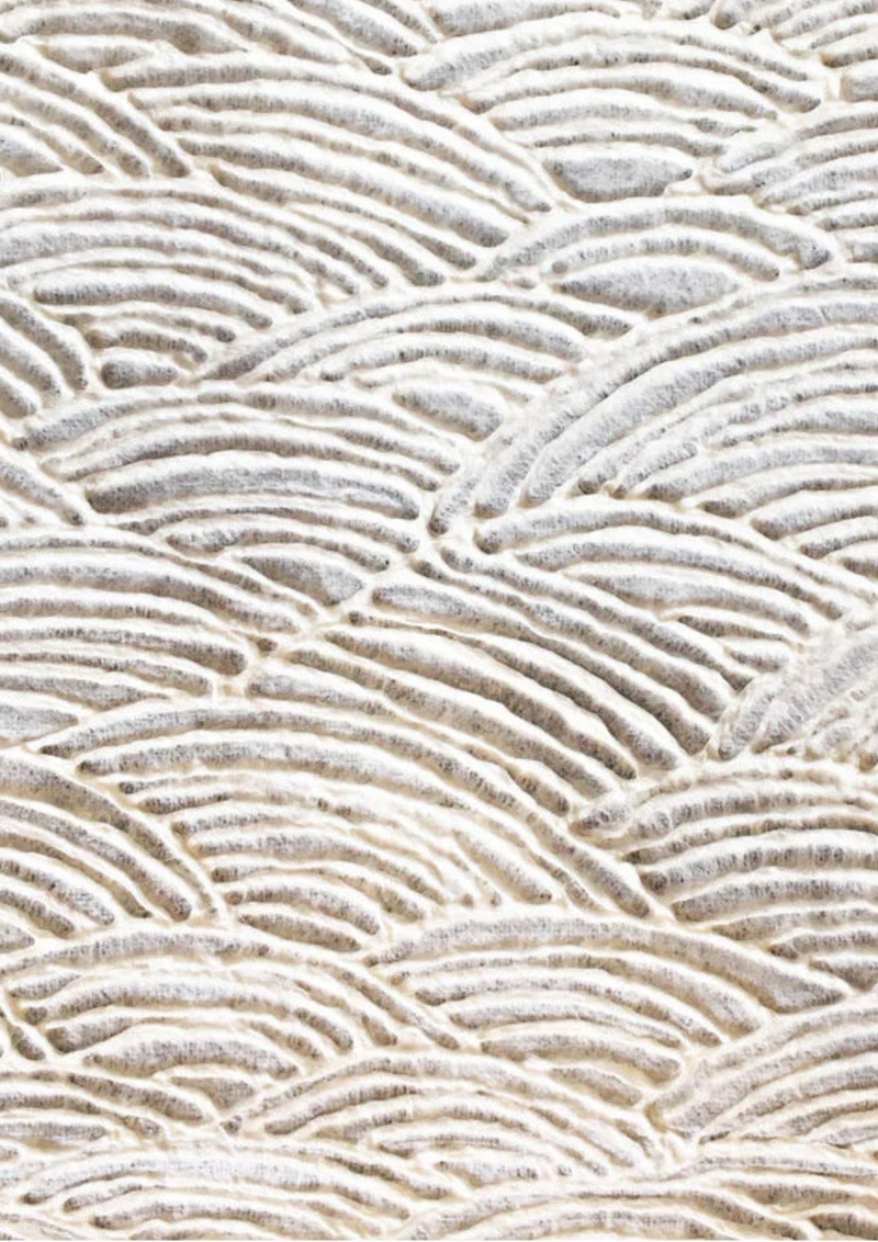 Thai Mulberry with Embossed Waves - Liberties Papers