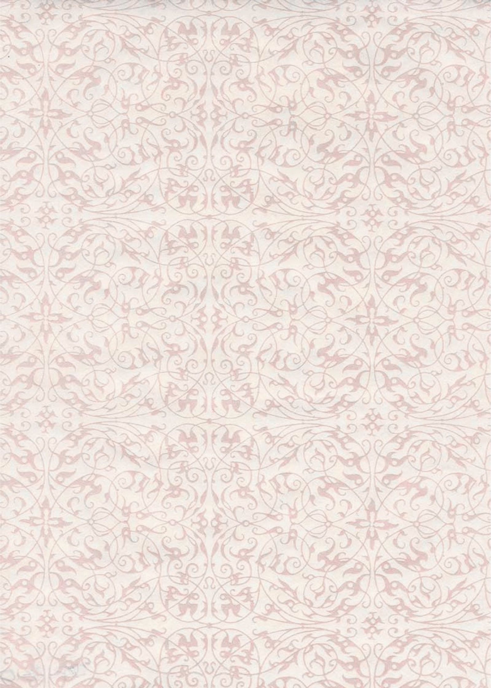 Pearlised Filigree Pink/Ivory