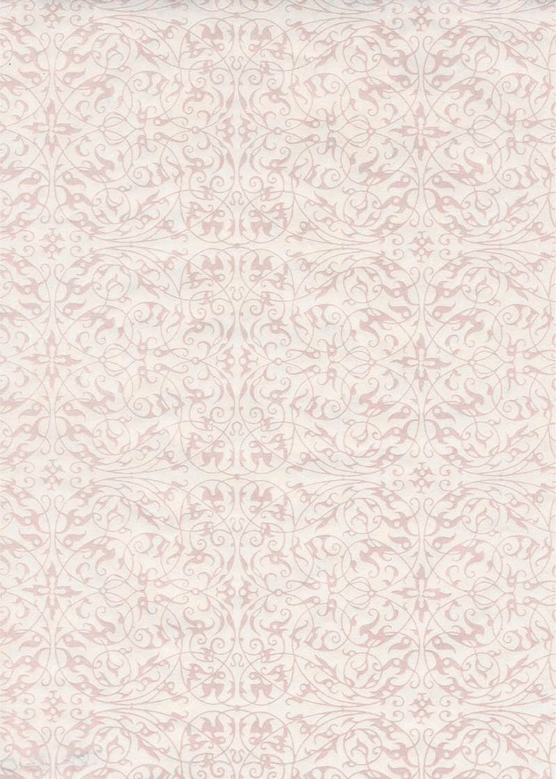 Pearlised Filigree Pink/Ivory
