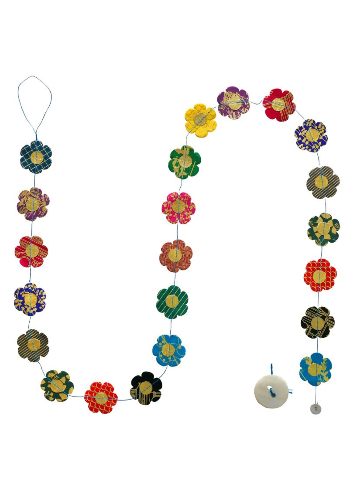 Hanging Garland Vintage Flowers - Liberties Papers