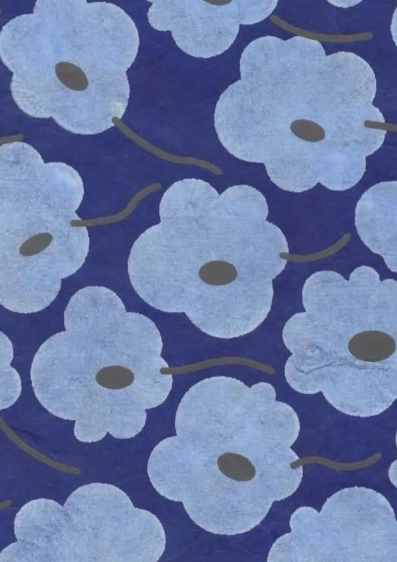 Nepalese White Flower Print - Liberties Papers