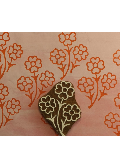 Three Head Bunch of  Flowers Block