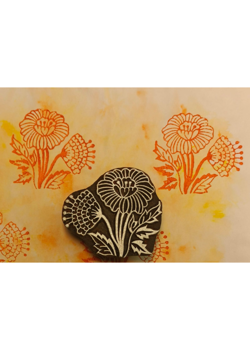 Tropical Flowers Block