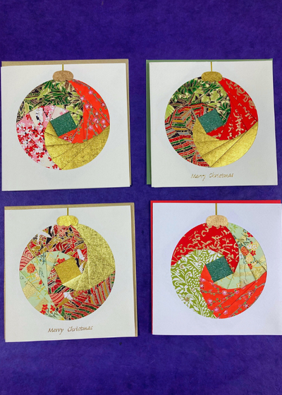 Christmas Bauble Card Workshop with Barbara O'Rahilly