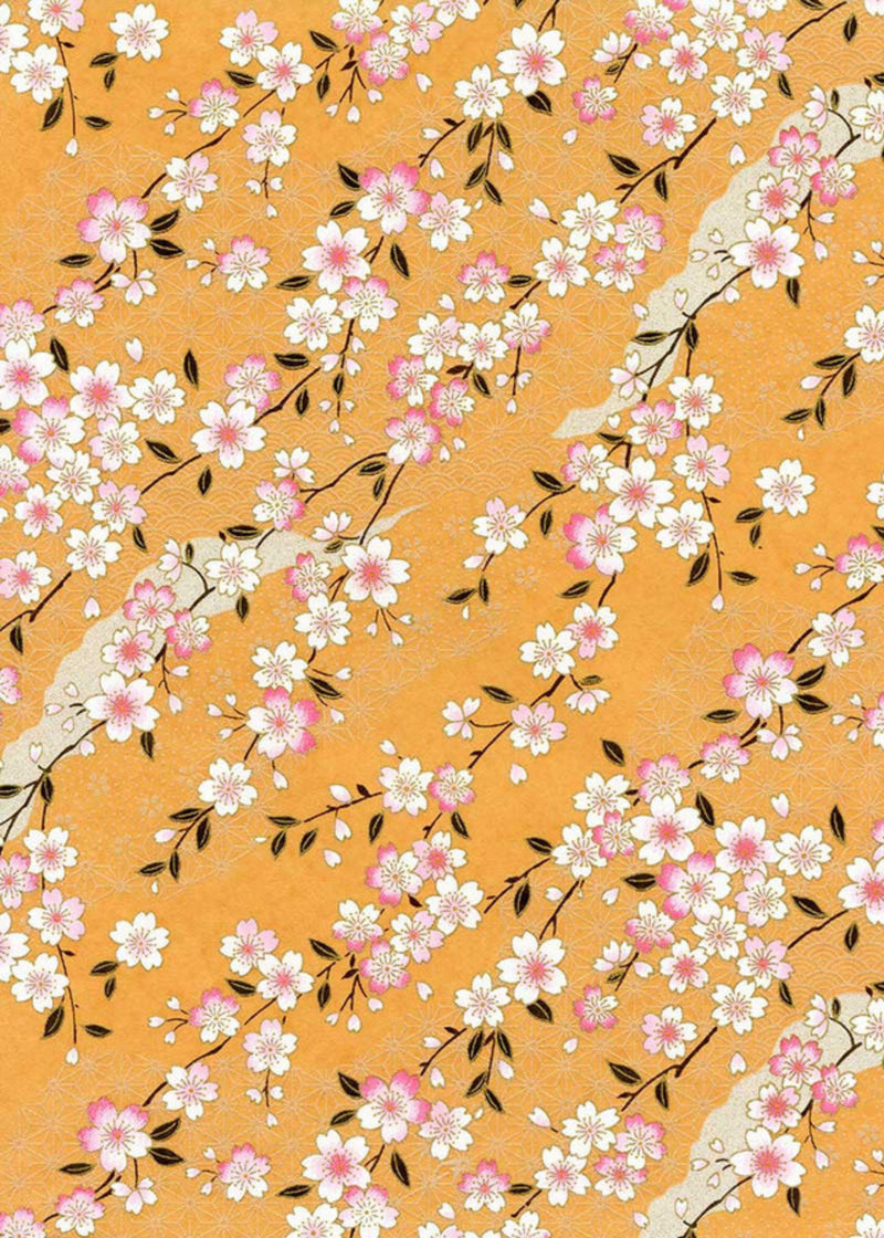 Chiyogami  Tangerine Spring