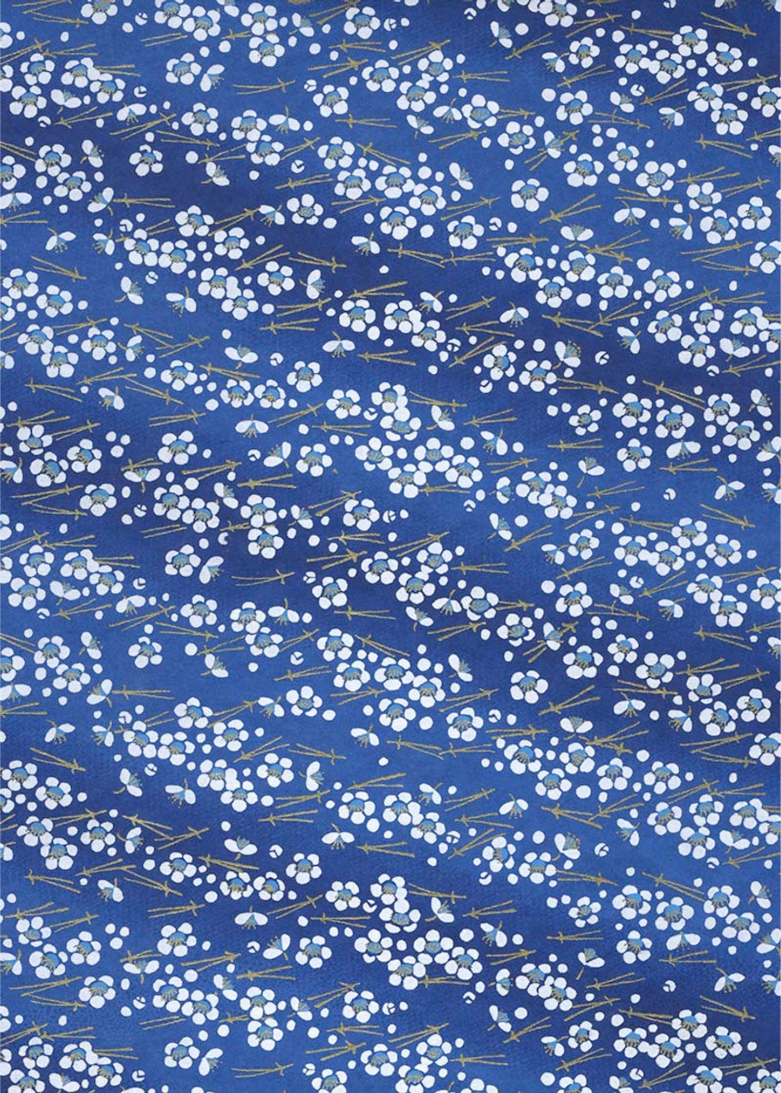 Chiyogami  Blue Jimen