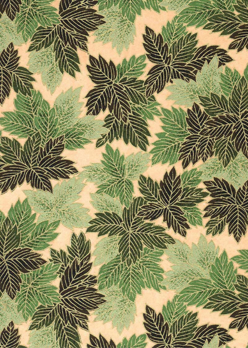 Chiyogami  Forest Leaves