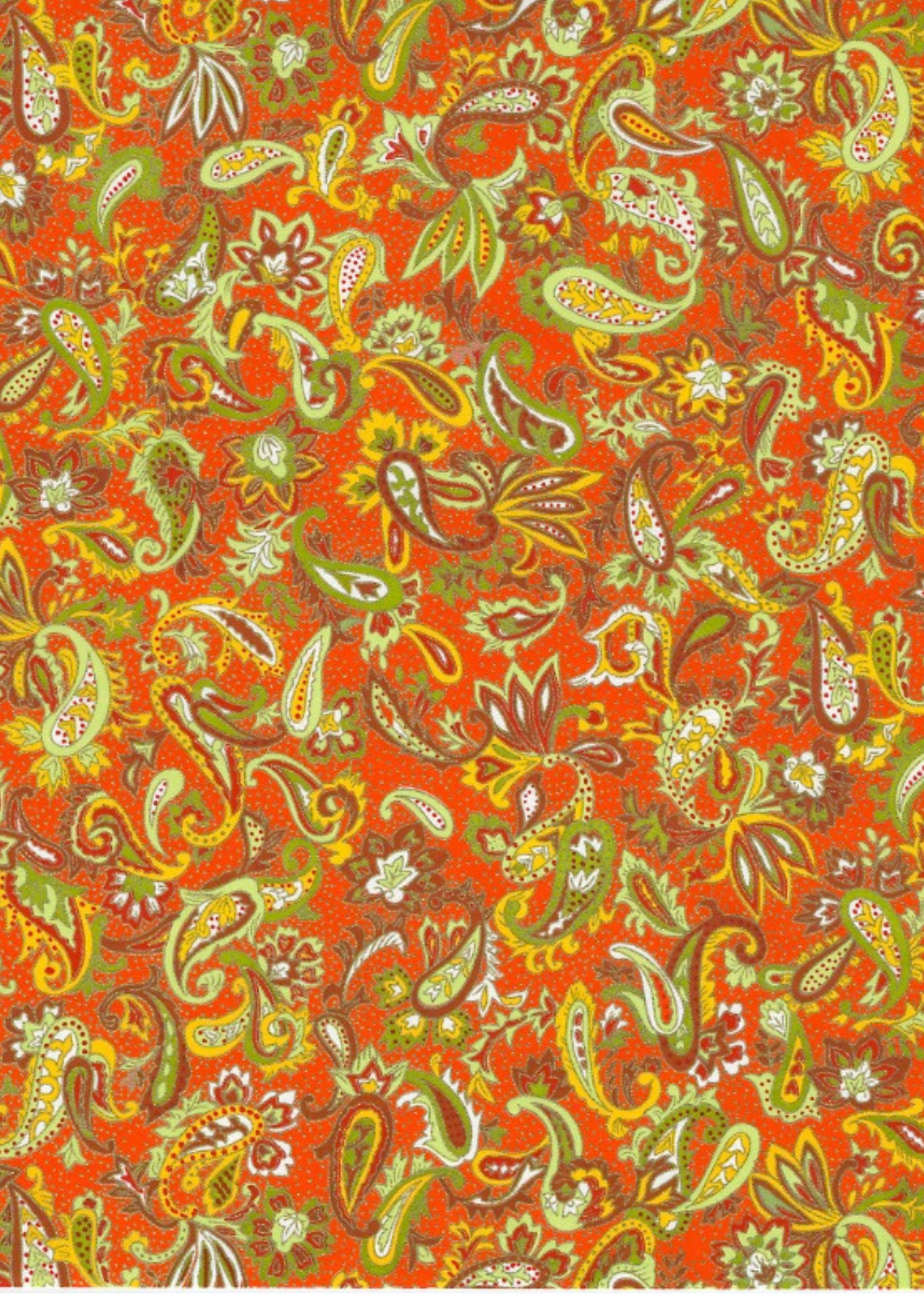 Chiyogami Paisley Marmalade - Liberties Papers