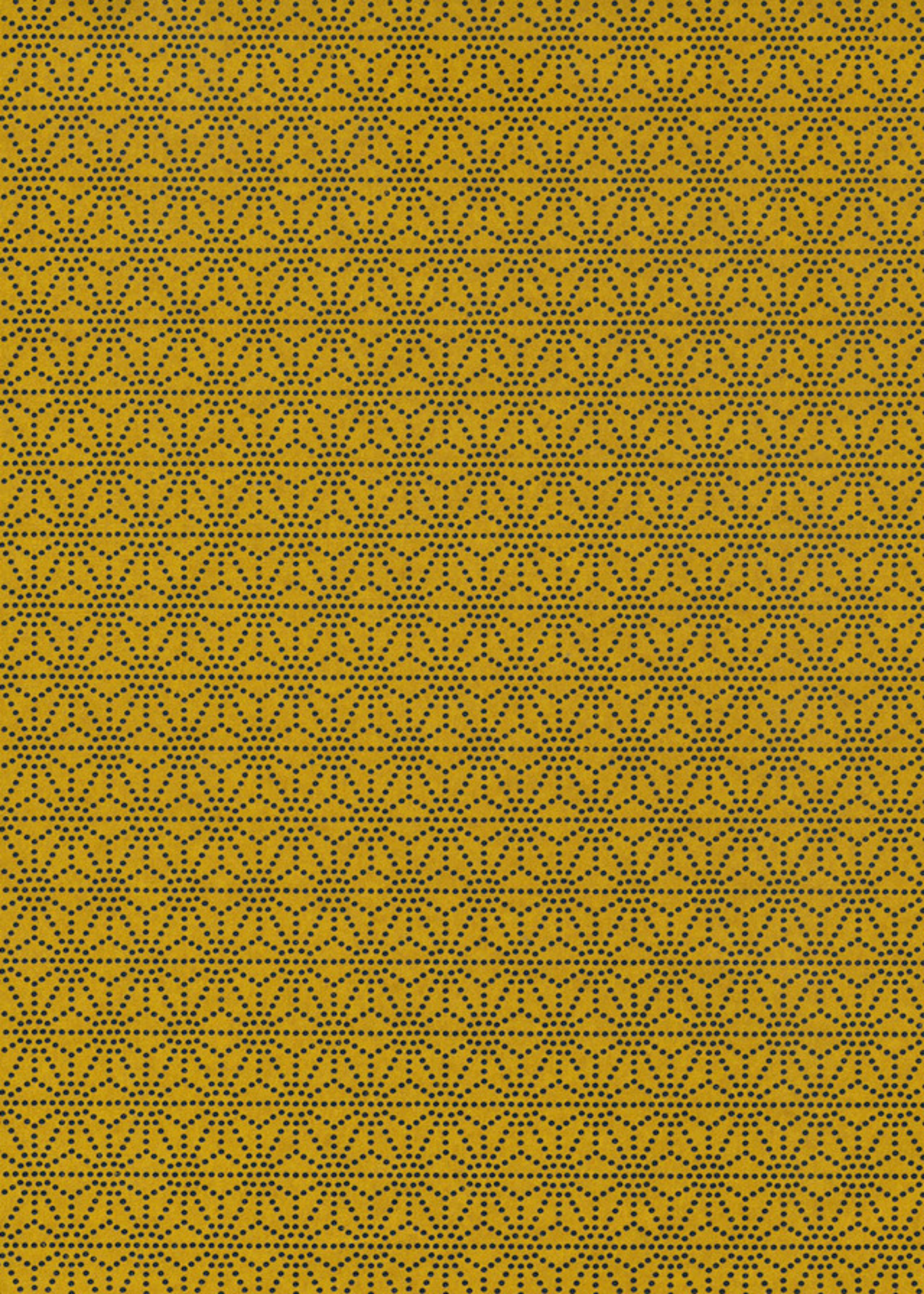 Lacquered Yuzen Hempflower Yellow