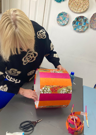 Lampshade Workshop with Sheila