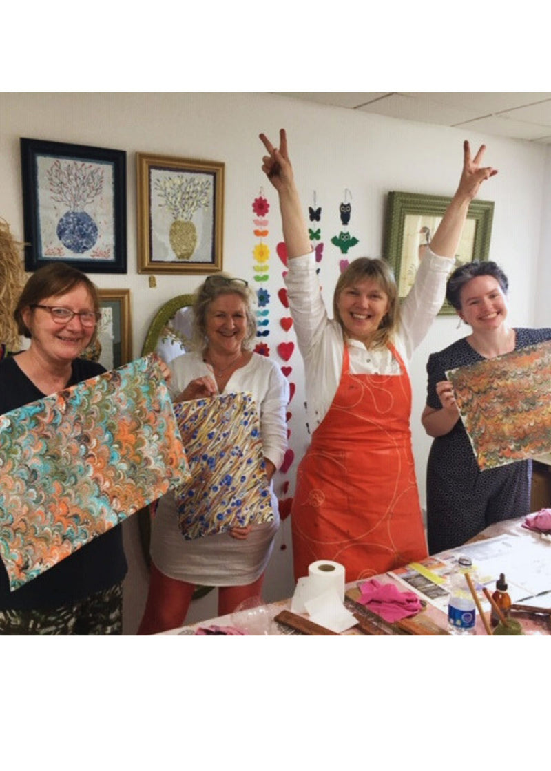 Paper Marbling with Nataliia Dragunova - Historical Patterns