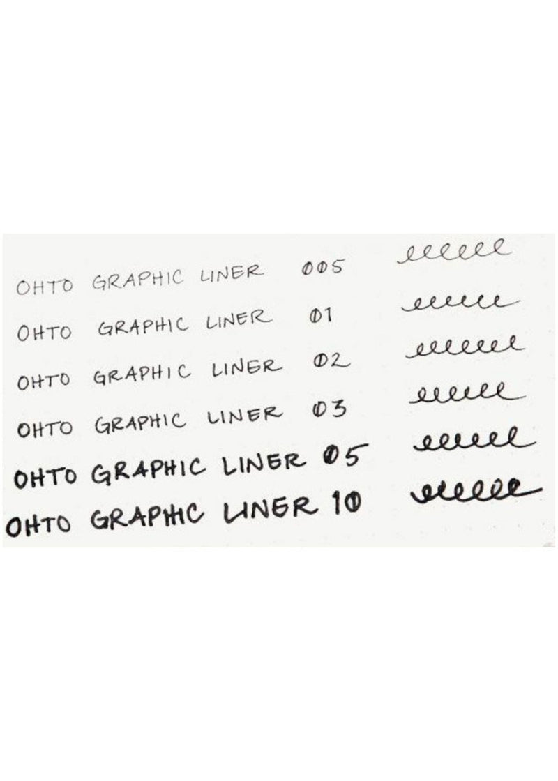 Ohto Graphic Liner Pens