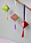 Christmas Charms - Folded Tassel Ornaments