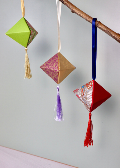 Christmas Charms - Folded Tassel Ornaments