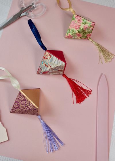 Christmas Charms - Folded Tassel Ornaments